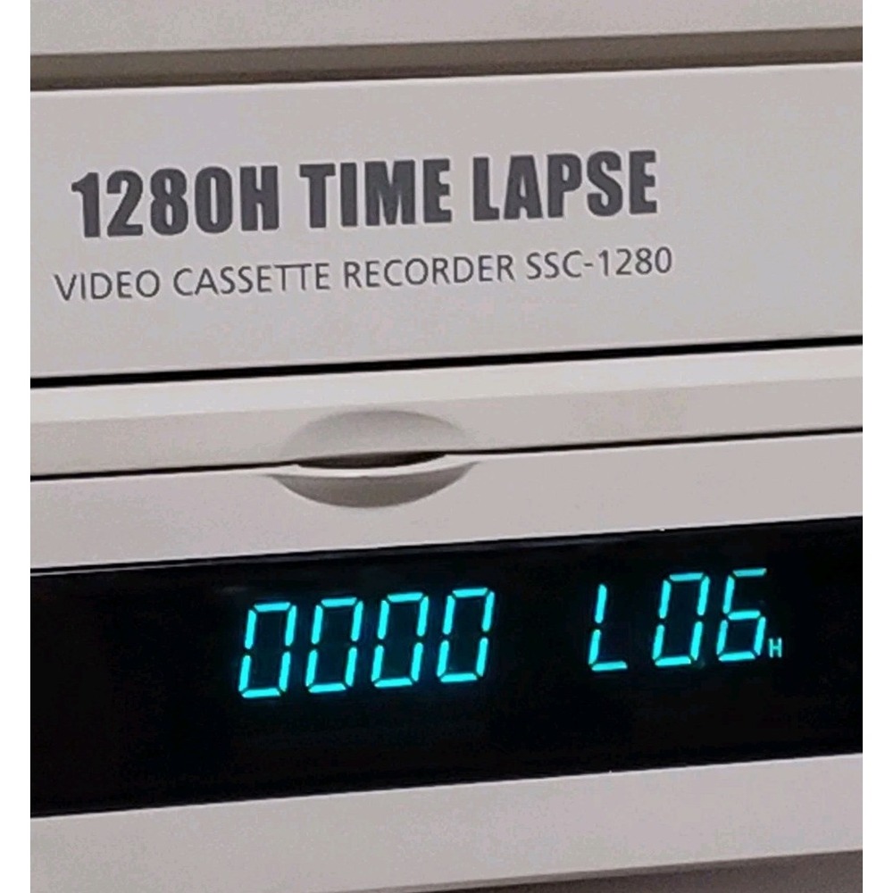 Samsung SSC-1280 Time Lapse VCR Security Video Cassette Recorder CCTV Tested